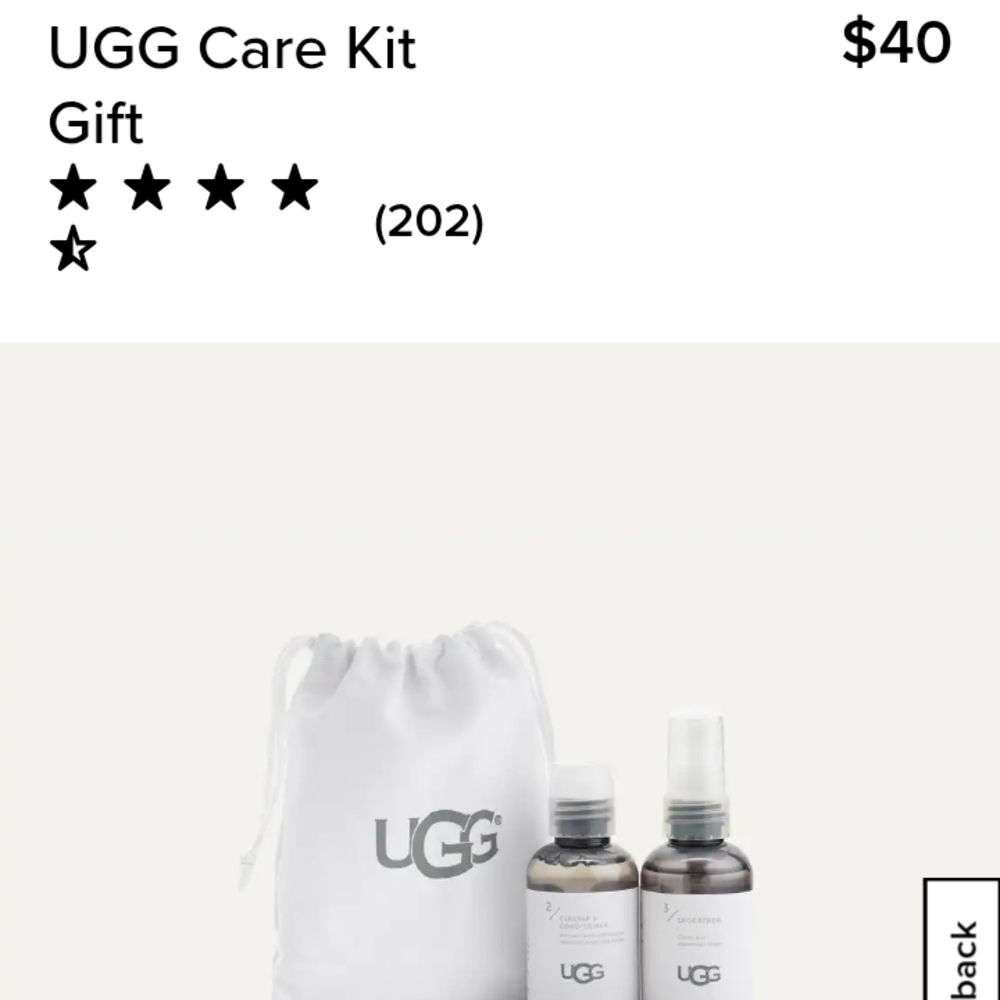 UGG White Care Kit with Cleaning Products